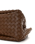 Intrecciato Medium Campana Shoulder Bag Tannin