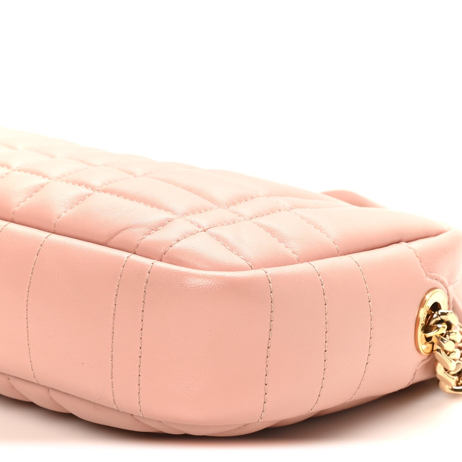 Calfskin Quilted Small Lola Camera Bag  Dusty Pink