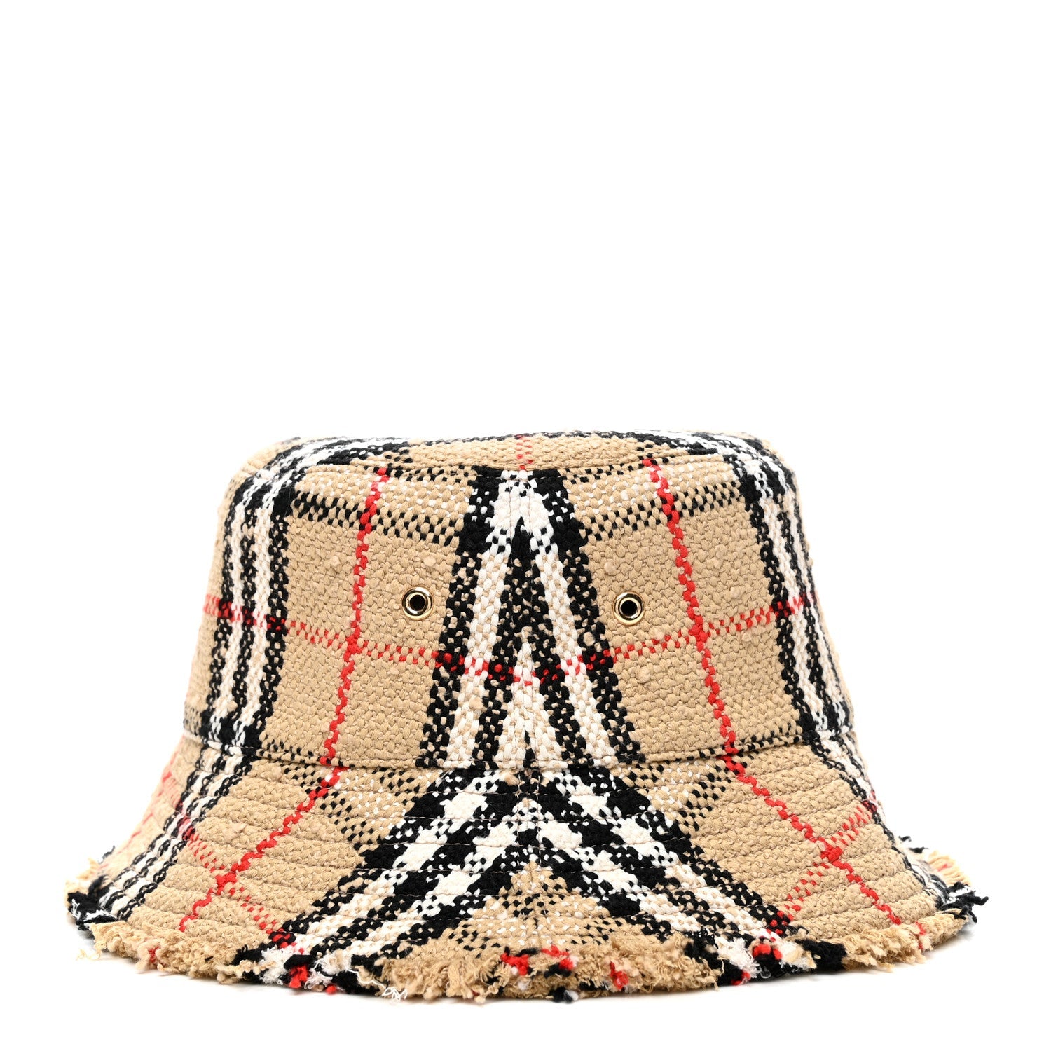 Tweed Check Bucket Hat M Archive Beige