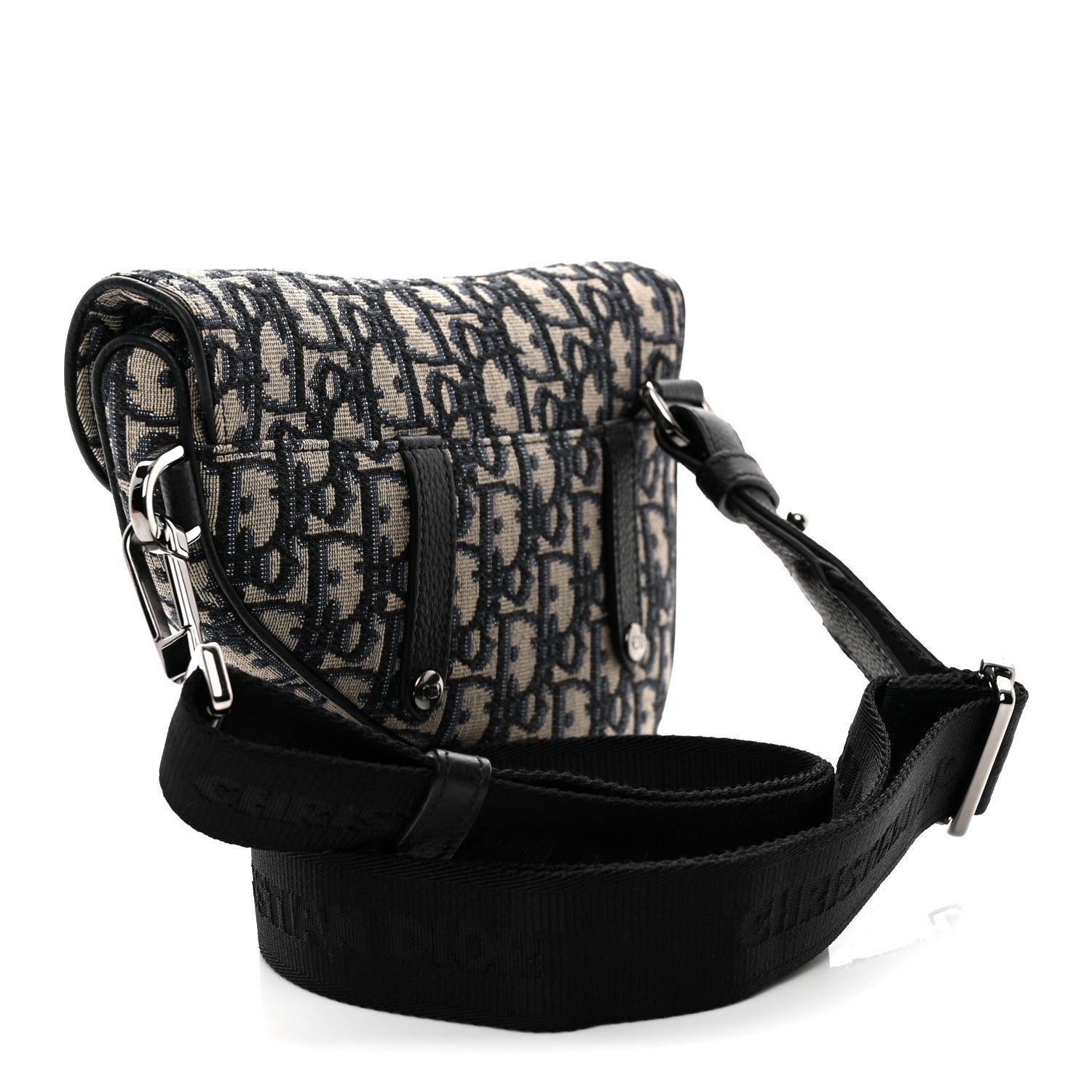 Oblique Mens Mini Saddle Bag Blue