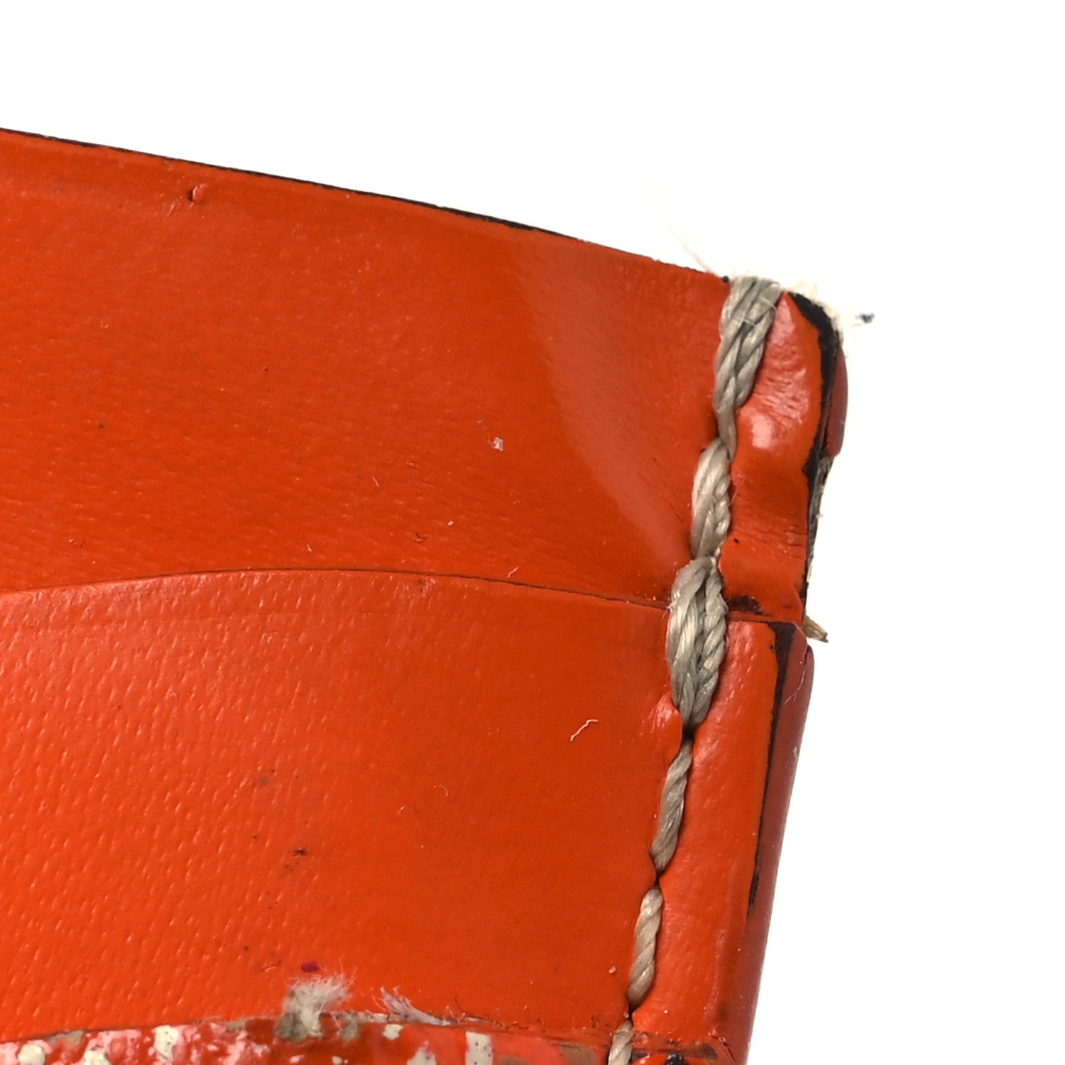 Goyardine Saint Sulpice Card Holder Orange