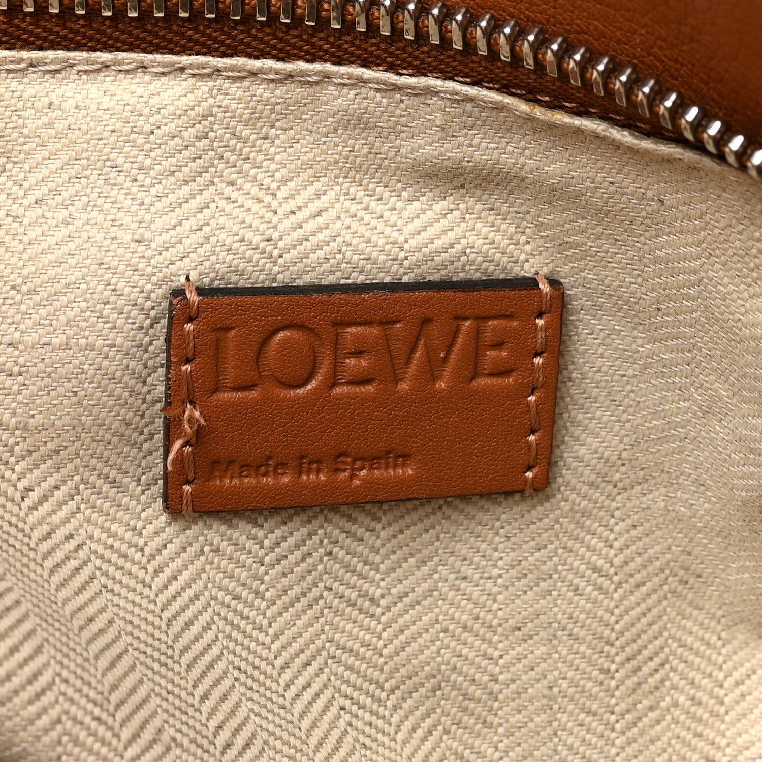 Calfskin Medium Puzzle Bag Tan