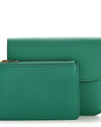 Epsom Constance Slim Wallet Vert Jade