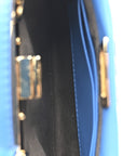 Shiny Nappa Micro Peekaboo Iconic Satchel Blue Royal