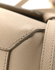 Grained Calfskin Nano Belt Bag Light Taupe
