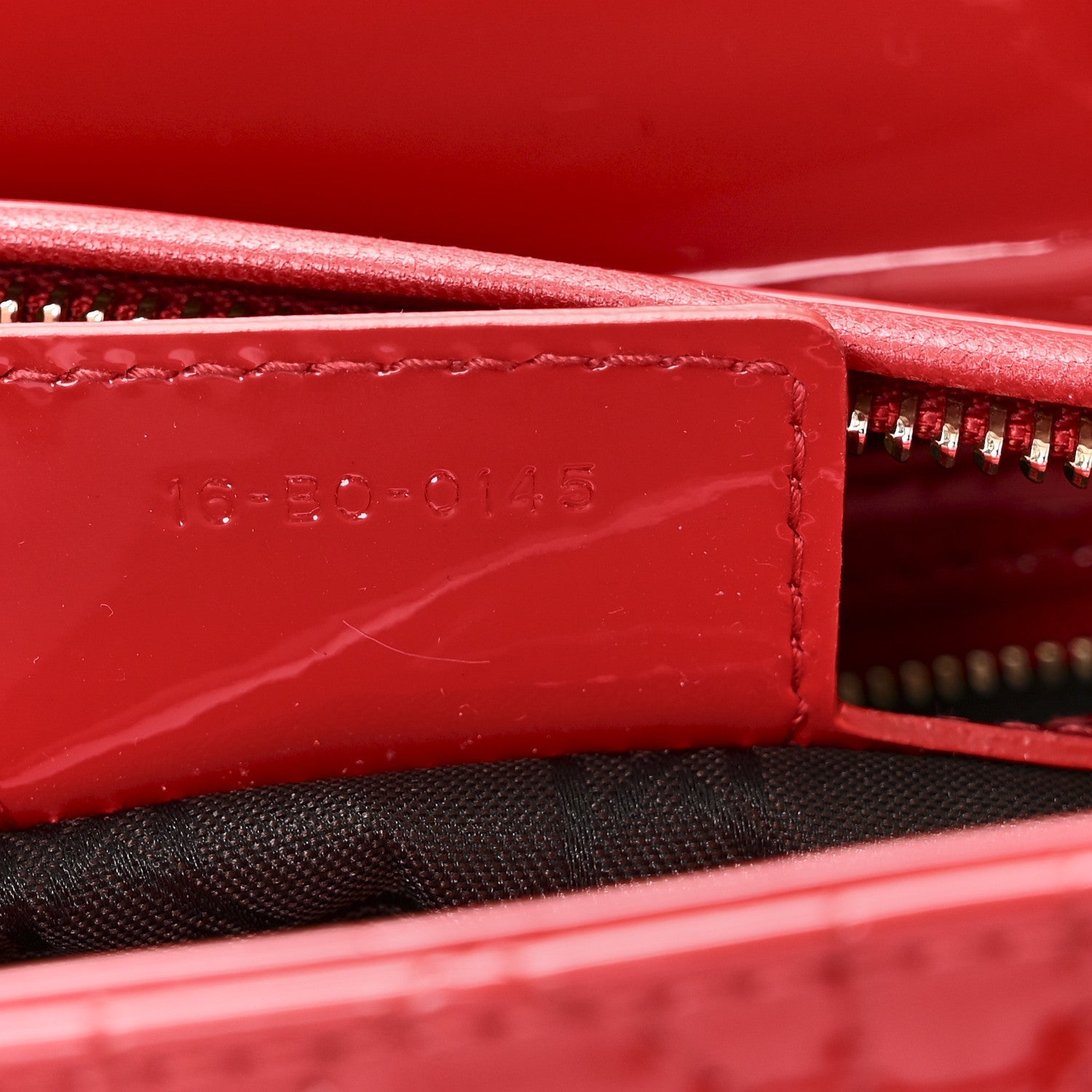 Patent Cannage Medium Lady D1OR Red