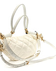 Marsupio Nylon Quilted Piumino 2 Belt Bag White