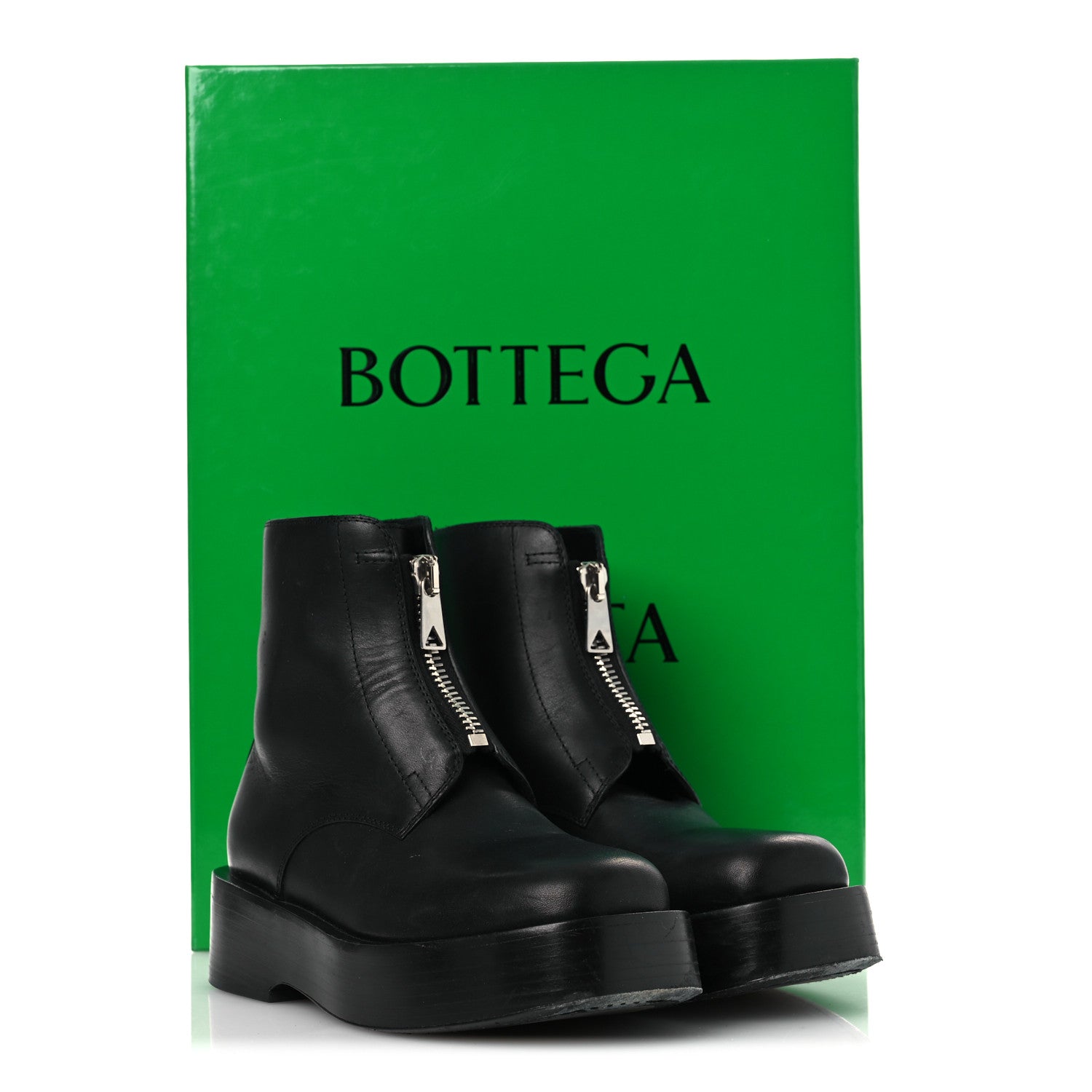 Calfskin Torino Ankle Boots 36 Black