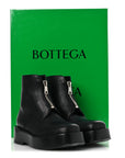 Calfskin Torino Ankle Boots 36 Black