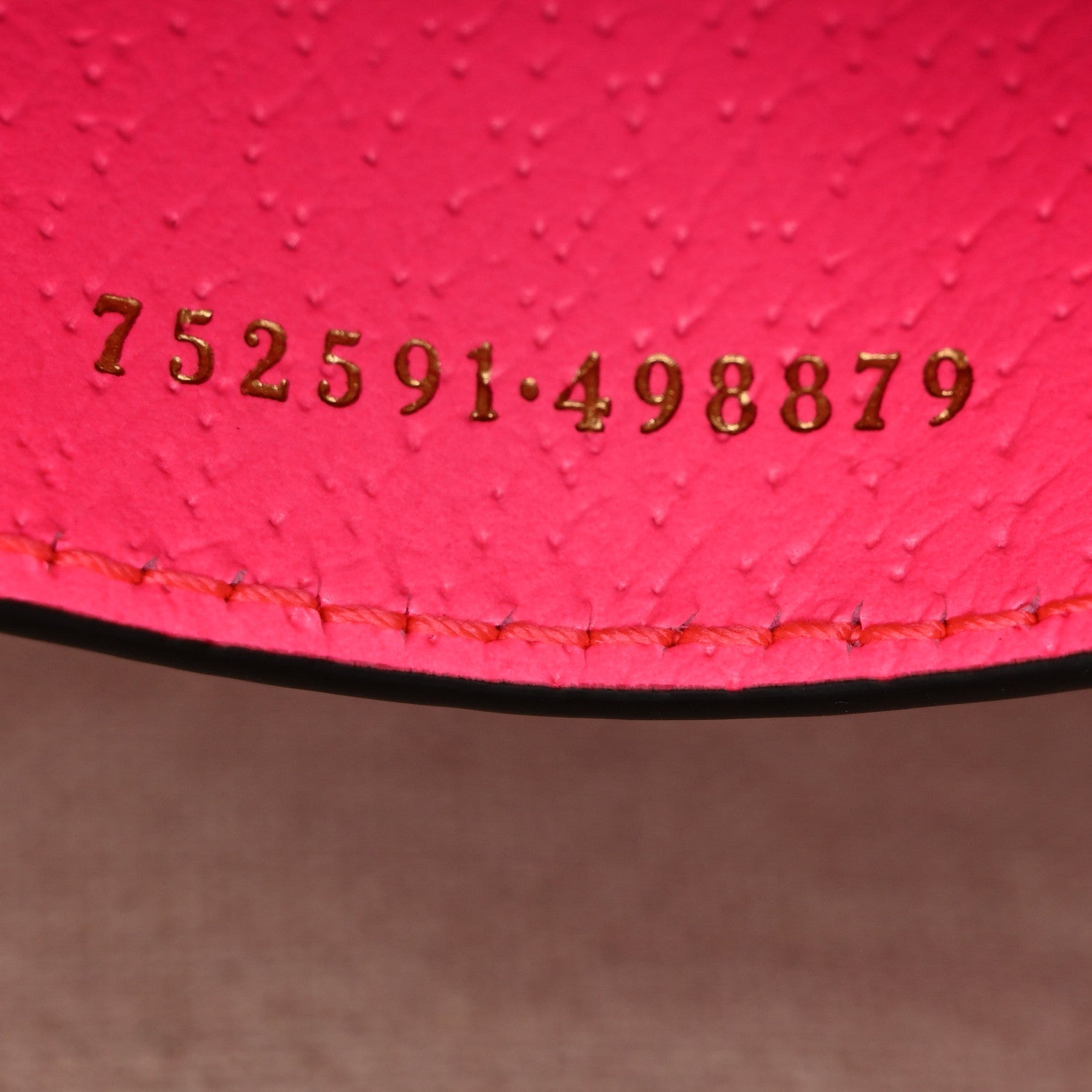 GG Supreme Monogram Textured Dollar Calfskin Web Ophidia Small Crossbody Bag Beige Ebony Fuchsia