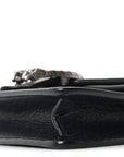GG Supreme Monogram Textured Dollar Calfskin Super Mini Dionysus Shoulder Bag Beige Blue