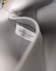 Calfskin Intrecciato Bang Bang Vanity Case Limestone