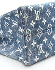 Monogram Jacquard Denim Onthego MM Bleu