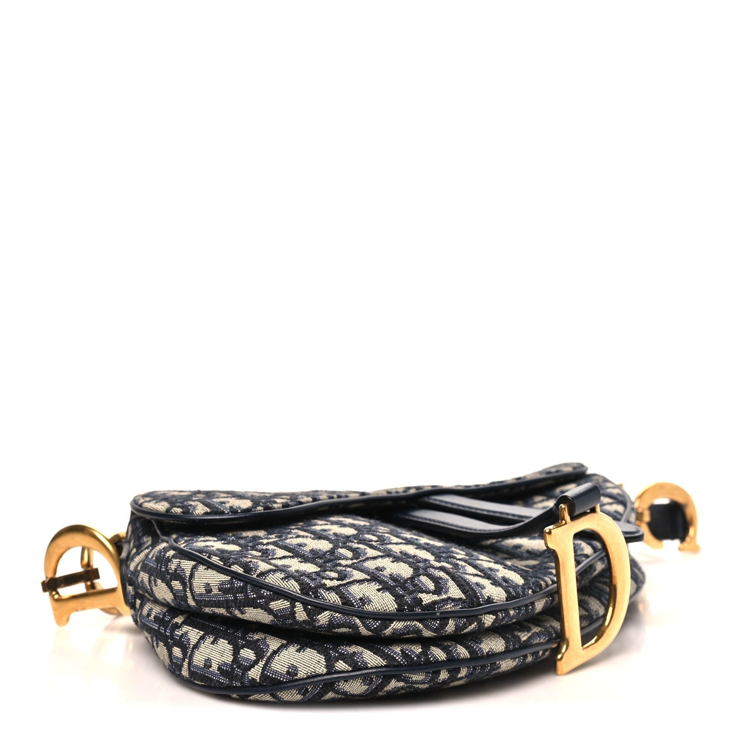 Oblique Saddle Bag Blue