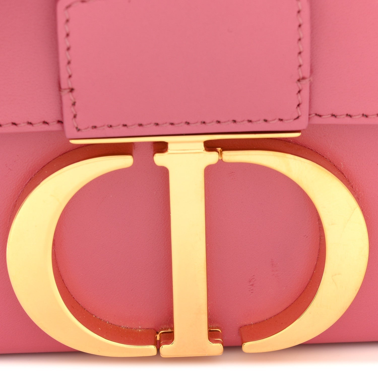 Smooth Calfskin 30 Montaigne Box Bag Pink