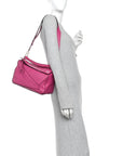 Calfskin Medium Puzzle Bag Fuchsia