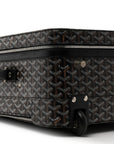 Goyardine Rolling Suitcase Trolley PM Black