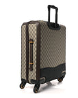 GG Supreme Monogram Web Medium Savoy Trolley Beige Ebony