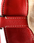 Goyardine Voltaire Tote Red