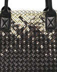 Nappa Intrecciato PVC Medium Cabat Black