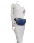 House Check Sonny Bum Bag  Oceanic Blue