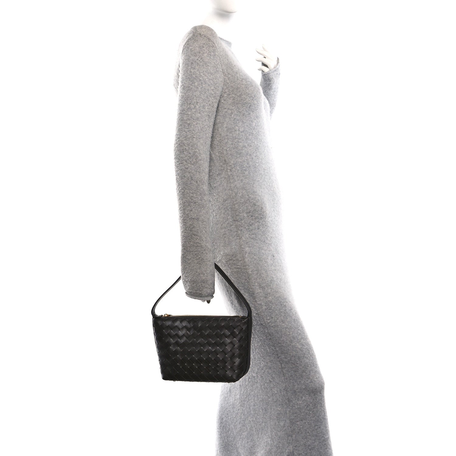 Calfskin Nappa Intrecciato Mini Wallace Fondant