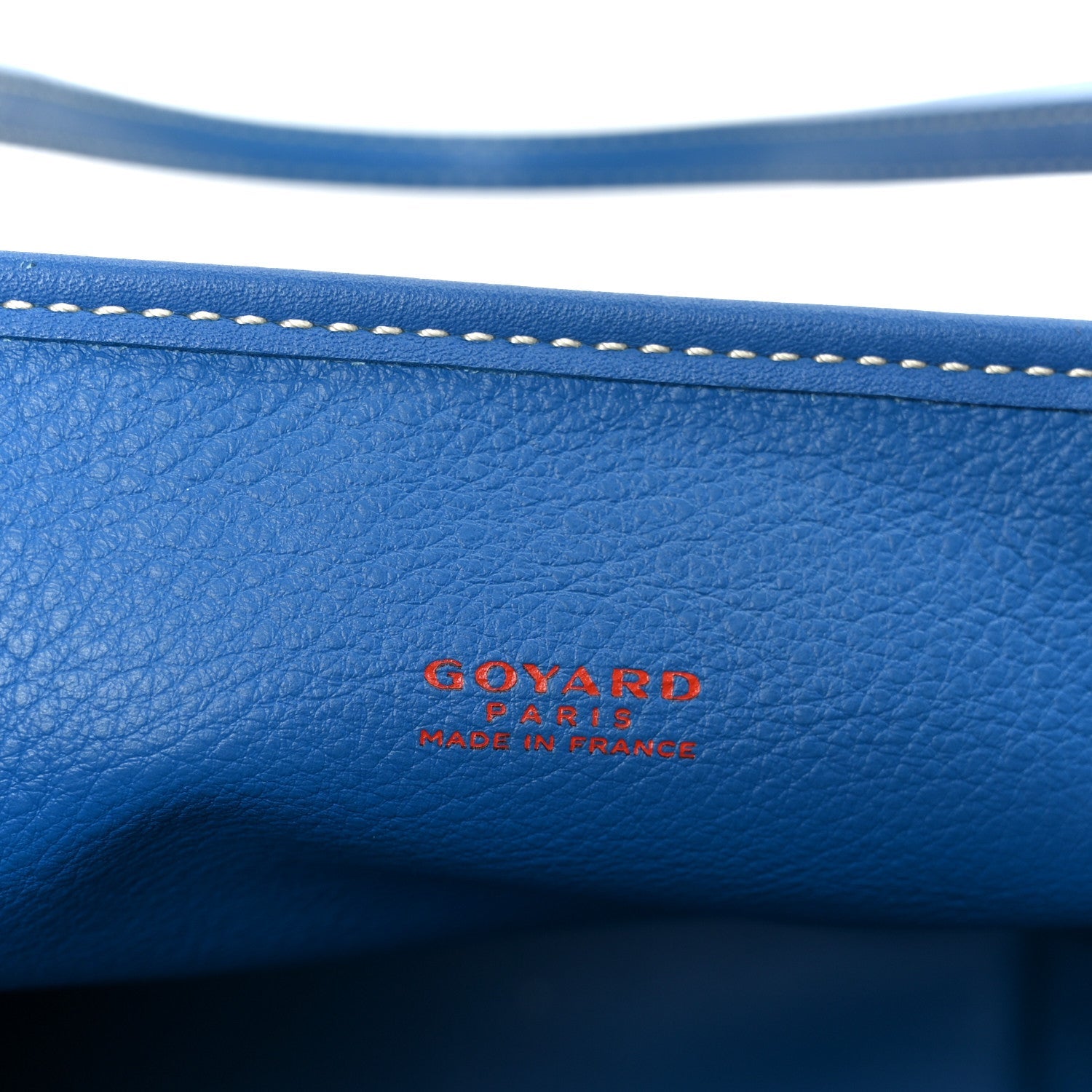 Goyardine Reversible Mini Anjou Sky Blue