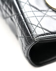 Lambskin Cannage Large Lady D1OR Black
