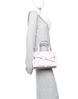 Calfskin Mini Gate Tote Icy Pink