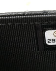 Lambskin Quilted Wallet On Chain WOC Black