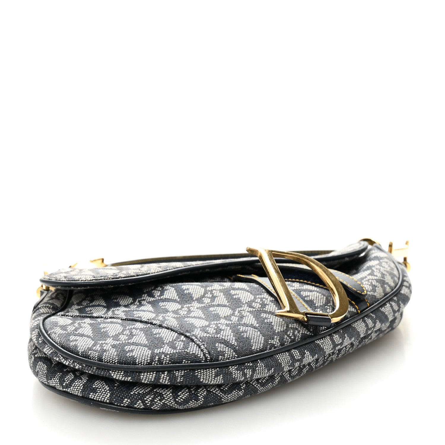 Monogram Saddle Bag Blue