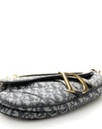 Monogram Saddle Bag Blue