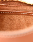 Smooth Calfskin Medium Strap Ava Triomphe Shoulder Bag Tan