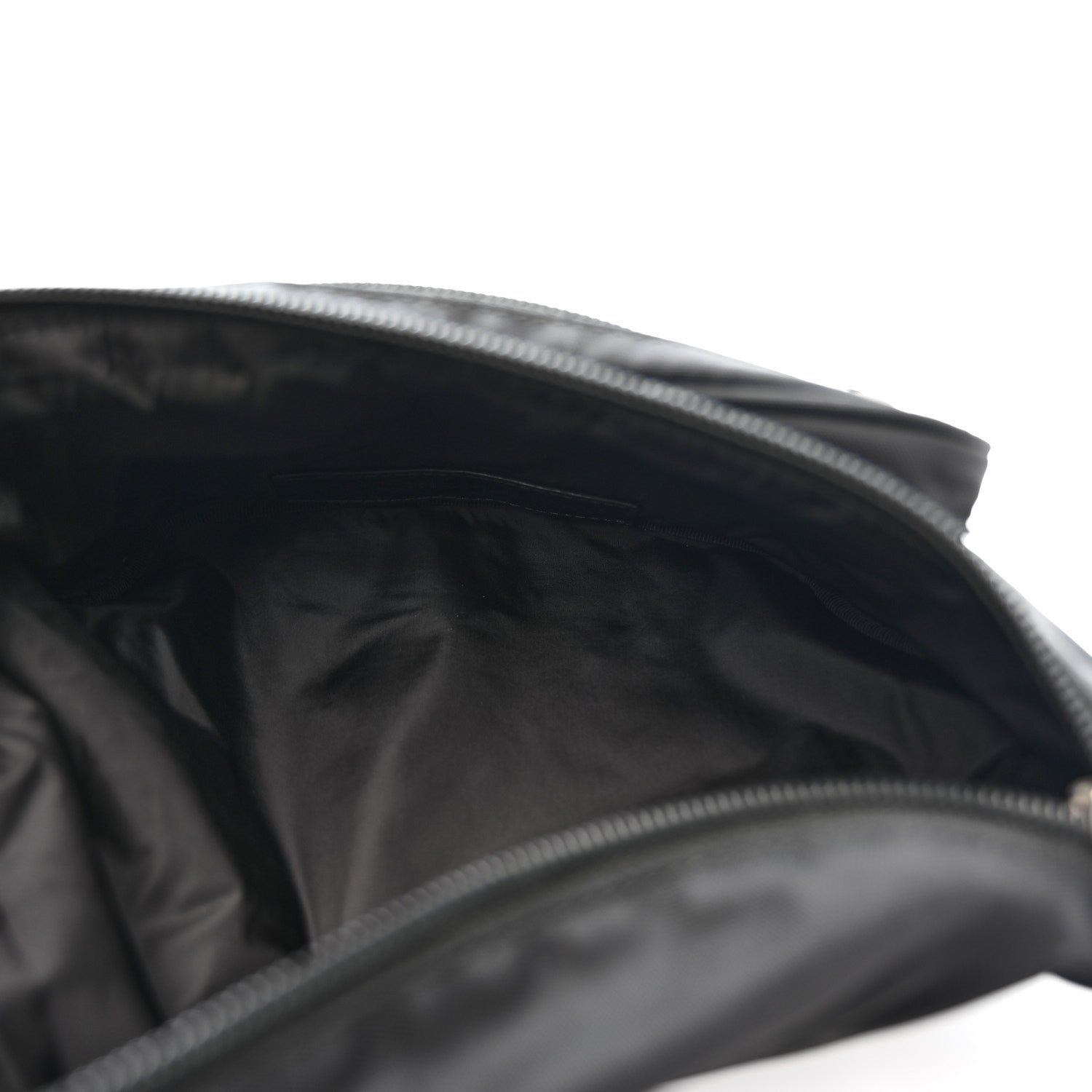 Recycled Sport Nylon Logo Embroidered Wheel Beltpack Black