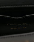 Smooth Calfskin Micro 30 Montaigne Flap Bag Black