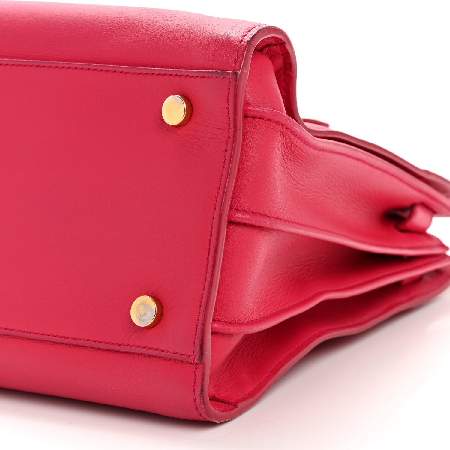Calfskin Small Sac De Jour Lipstick Fuchsia