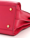 Calfskin Small Sac De Jour Lipstick Fuchsia