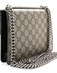 GG Supreme Monogram Mini Dionysus Shoulder Bag Black