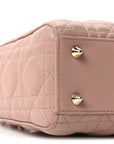 Lambskin Cannage Small My ABC D1OR Lady D1OR Blush