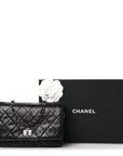 Aged Calfskin Quilted Reissue Wallet On Chain WOC Black