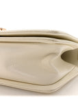 Caviar Quilted Medium Boy Flap White