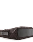 GG Supreme Monogram Large Beatrix Tote Dark Brown