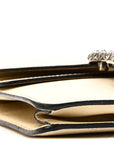 Textured Calfskin Crystal Mini Dionysus Shoulder Bag Mystic White