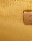 Caviar Quilted Wallet on Chain WOC Yellow