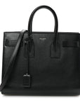 Calfskin Small Sac De Jour Black