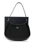 Spazzolato Cleo Shoulder Bag Black
