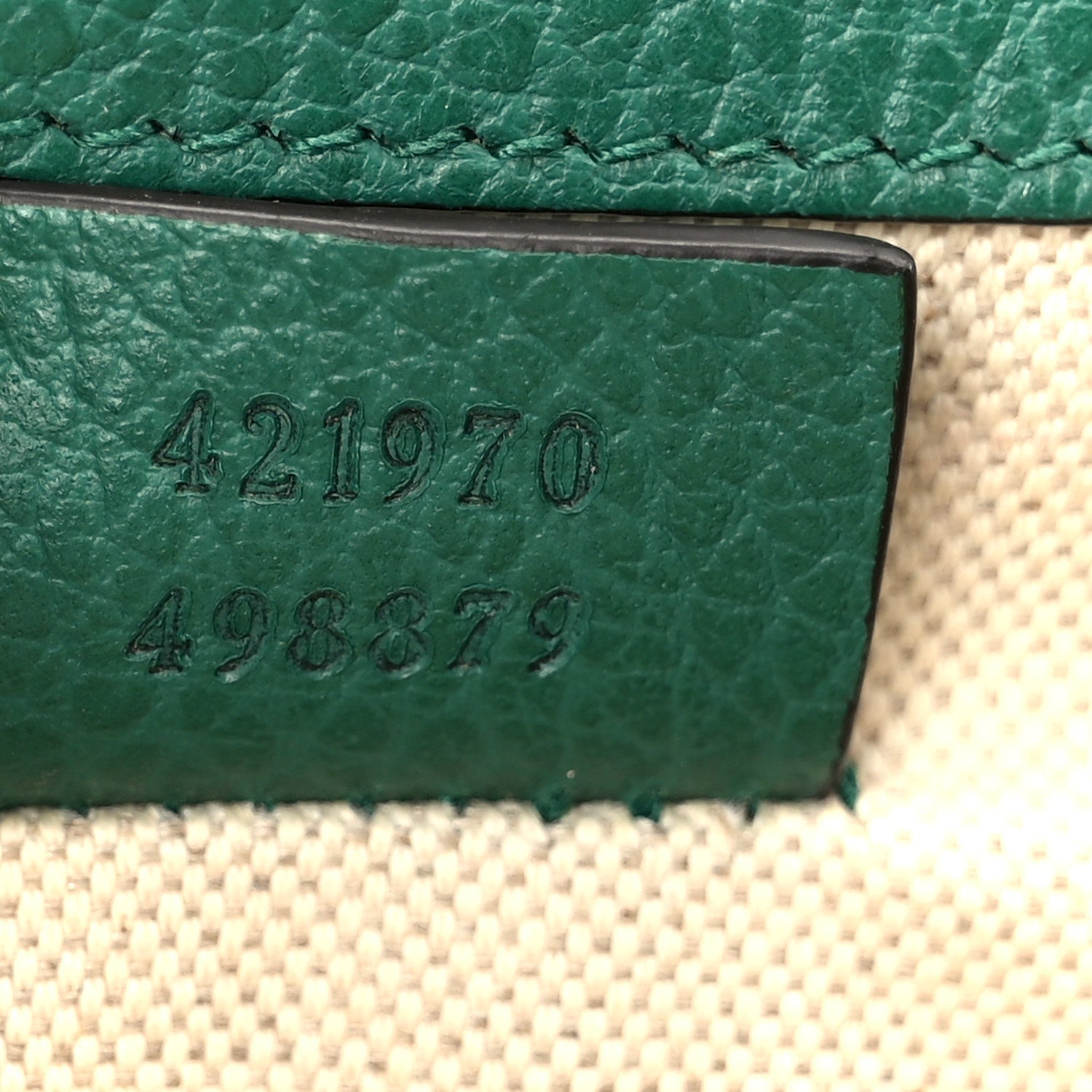 Calfskin Mini Dionysus Shoulder Bag Emerald