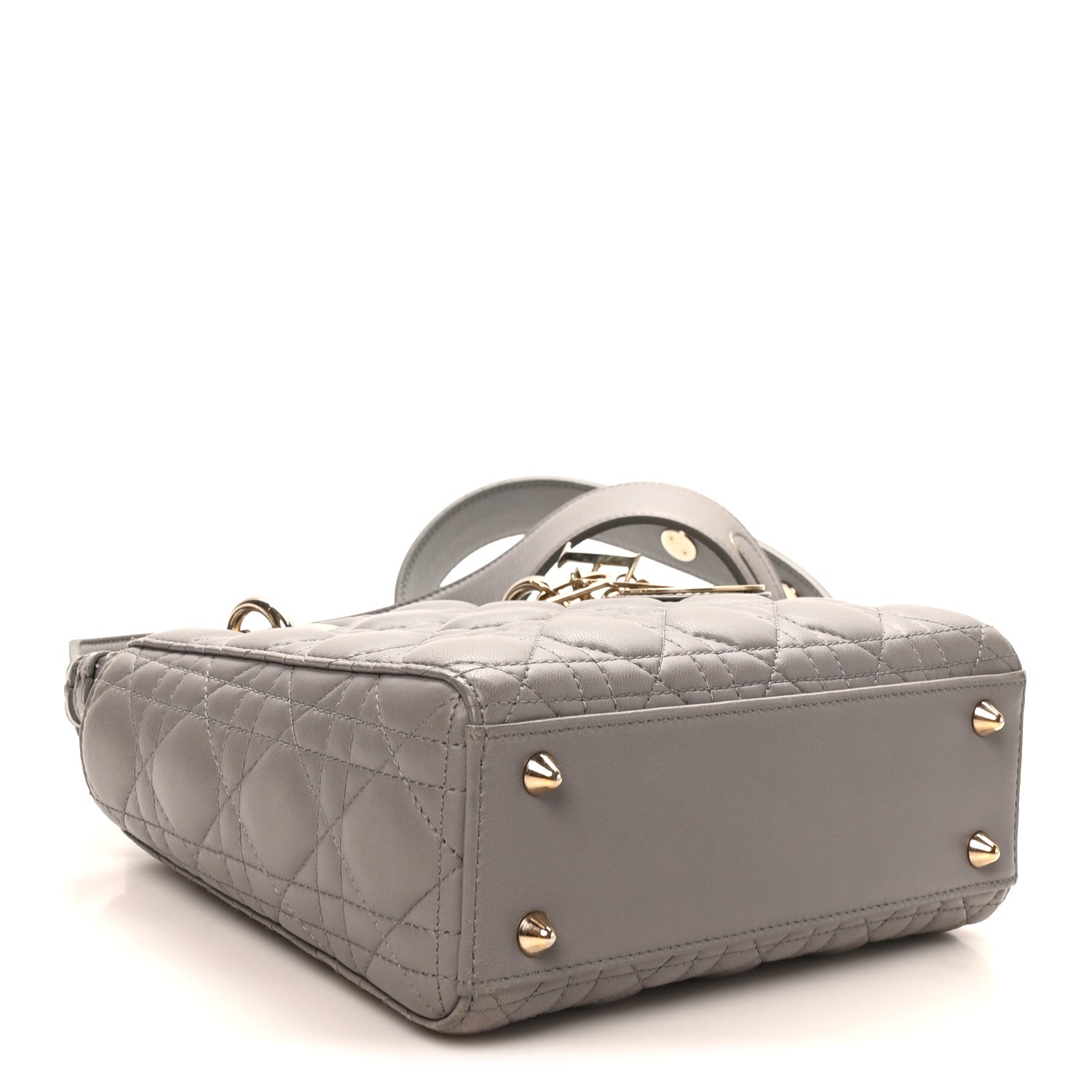 Lambskin Cannage Small My ABCD1OR Lady D1OR Grey