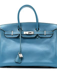 Togo Birkin 35 Blue Jean