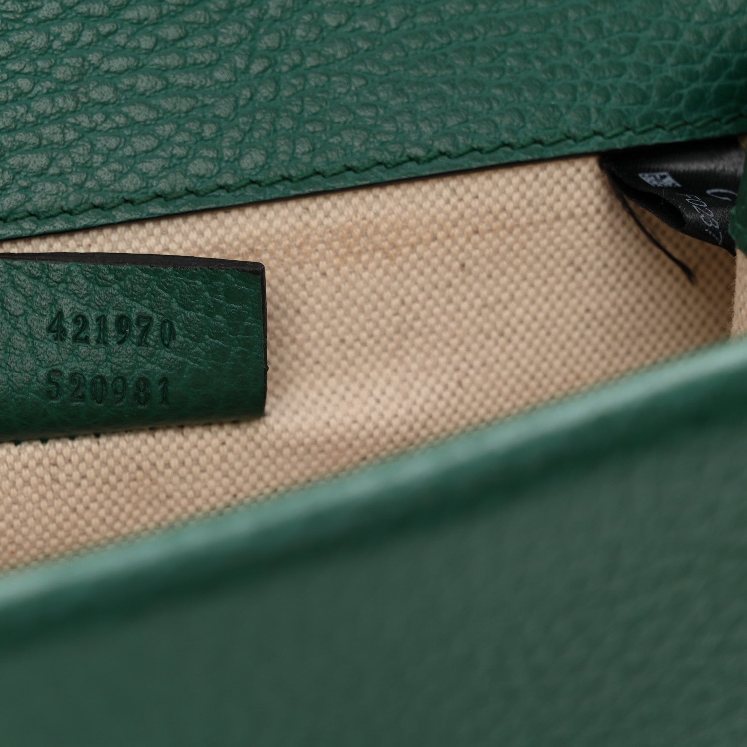 Calfskin Mini Dionysus Shoulder Bag Emerald